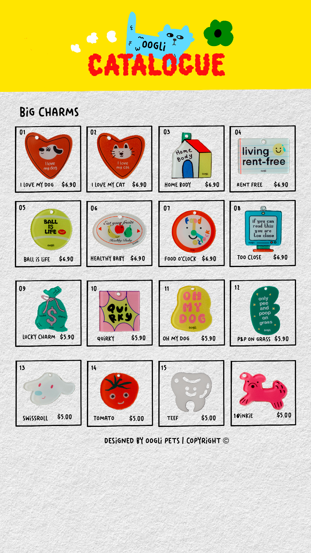 o'ring starter set (1 big + 1 small charm)