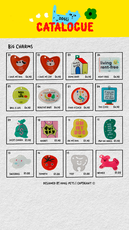 o'ring starter set (1 big + 1 small charm)